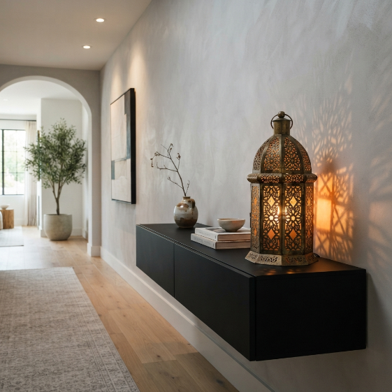 download (2) Vintage Handcrafted Brass Lantern