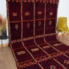 Vintage Boujad Moroccan Rug – Large Wool Berber Carpet (13.4 x 6.8 FT)