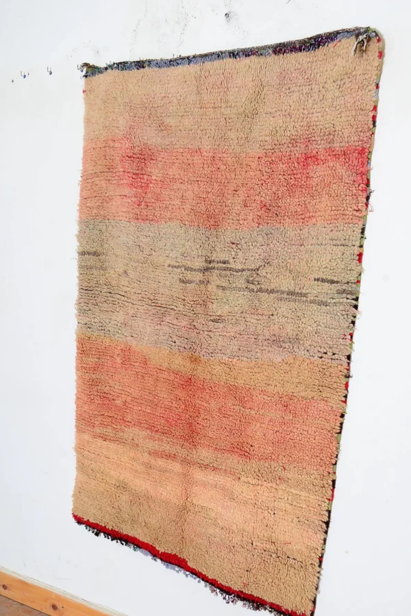 Vintage Boujad Moroccan Rug – Handmade Wool Area Carpet