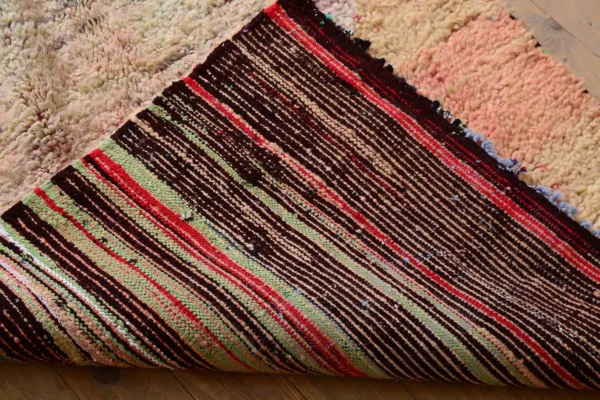 Vintage Boujad Moroccan Rug – Handmade Wool Area Carpet
