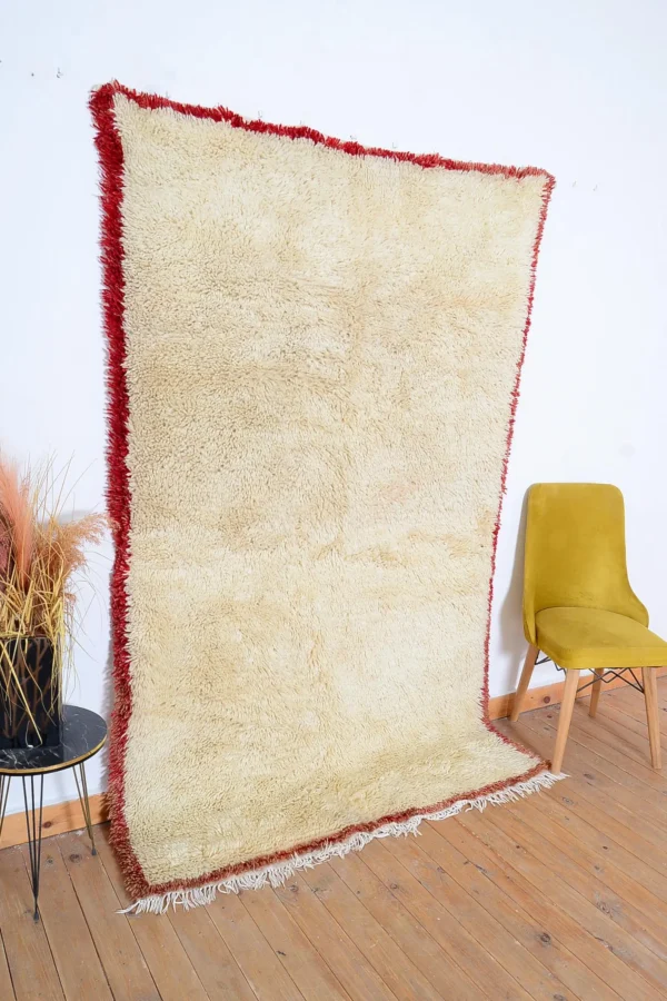 Vintage Moroccan Wool Rug – Fez Artisan Collection (7.5 x 4.7 FT)