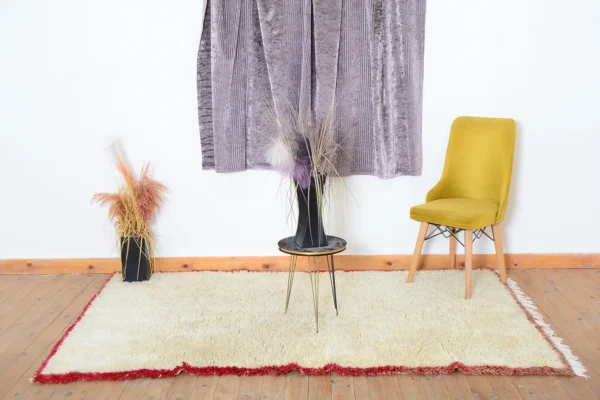 Vintage Moroccan Wool Rug – Fez Artisan Collection (7.5 x 4.7 FT)