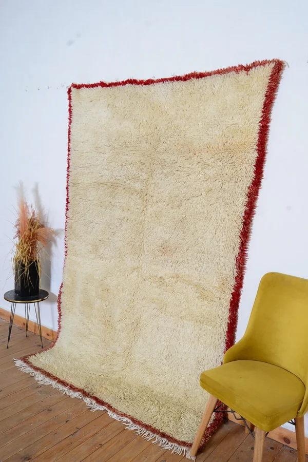 Vintage Moroccan Wool Rug – Fez Artisan Collection (7.5 x 4.7 FT)