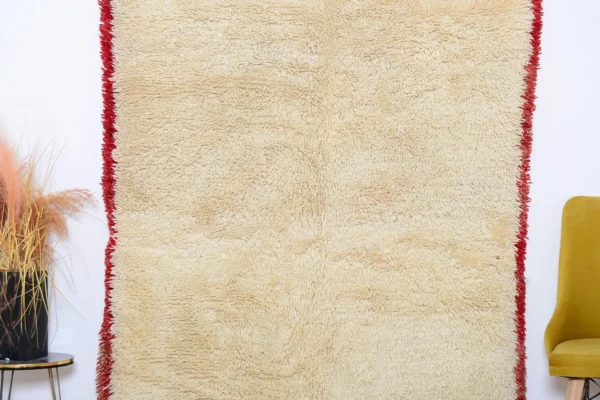 Vintage Moroccan Wool Rug – Fez Artisan Collection (7.5 x 4.7 FT)